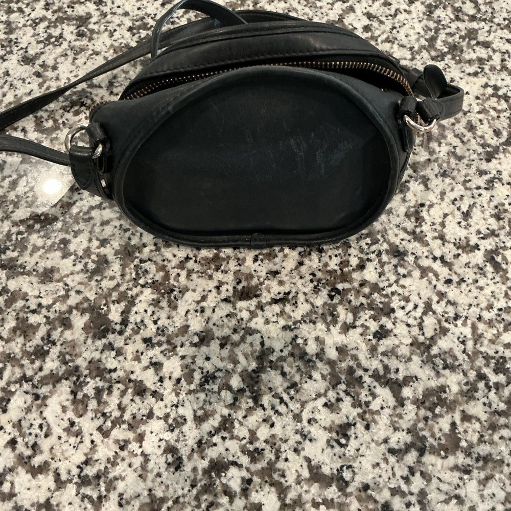 Coach Black Leather Round Bag - Picture 3 of 3
